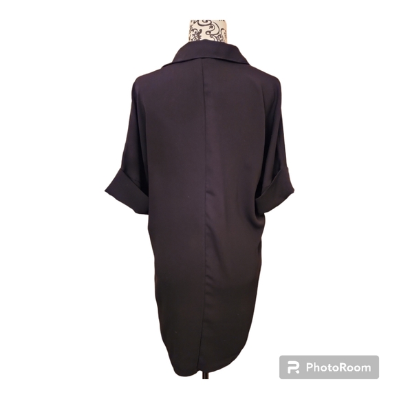 Black Shift Dress with Pockets - US 8 - Picture 2 of 4
